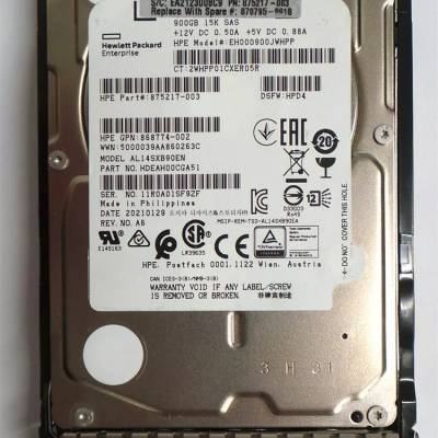 HP 870795-001 900G 15K SAS 12G 2.5 870759-B21硬盘