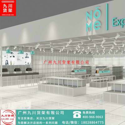 赣州市万达广场内的诺米家居货架三福百货店货架定制