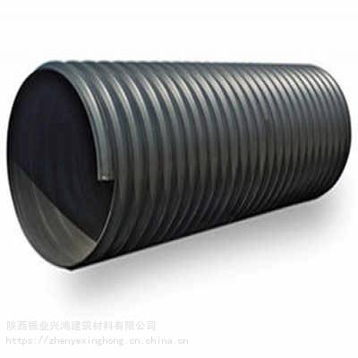 渭南HDPE钢带增强PE螺旋波纹管 国标管 聚乙烯排水管厂家/渭南钢带波纹管批发
