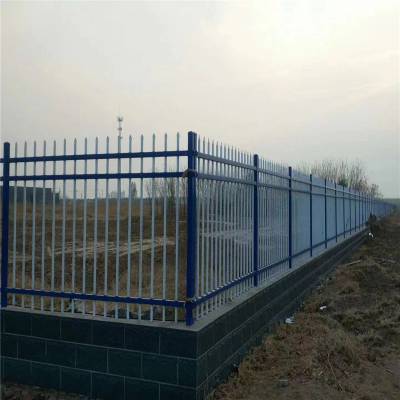 优盾静电喷塑方管材质小区围墙护栏 铁艺围栏颜色可选