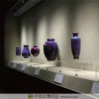 博物馆文物展览柜定制 中锐电动背柜制作厂家