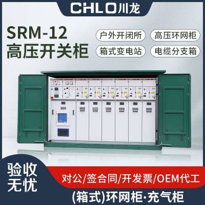 川龙高压环网柜HXGN15-12固定式充气柜10KV开关柜 六氟化硫开闭所