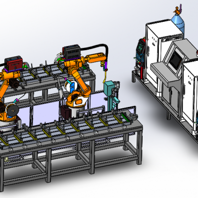 GSK RH06机器人应用，铝模焊接