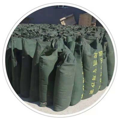 绿色抽绳防汛袋 汛期防汛沙包 阻止水进入应急堵水袋