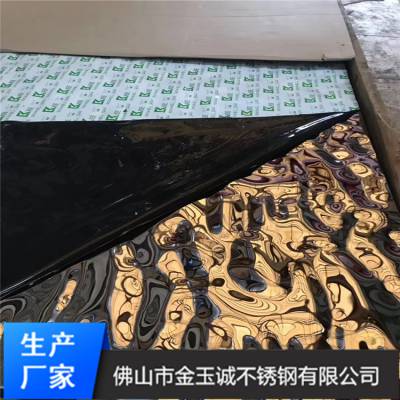 供应南平镜面水波纹不锈钢板/201镜面流水波纹不锈钢定制