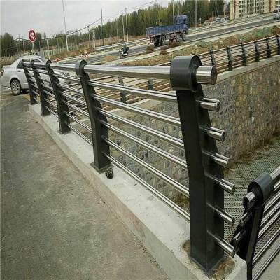 郸城 新力护栏定制安装现货 桥梁护栏 景观栅栏 河道栏杆 不锈钢桥梁护栏