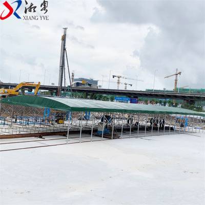 云南楚雄 移动仓库雨棚 自动悬空帐篷 湘粤 ZKCX-05