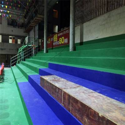 柳州柳江地坪漆水泥地面|硅PU球场地胶加厚耐磨