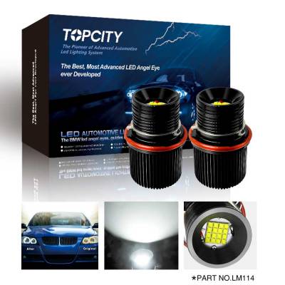 Topcity光电一号汽车 LED 大灯 宝马天使眼睛 汽车 LED 日间行车灯E39