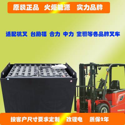 火炬品牌牵引电瓶9PZS630配套杭叉2吨平衡电动叉车蓄电池48V630Ah