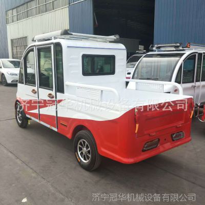 四輪電動車電動汽車成人新能源電 青海小貨車單雙排皮卡客貨兩用