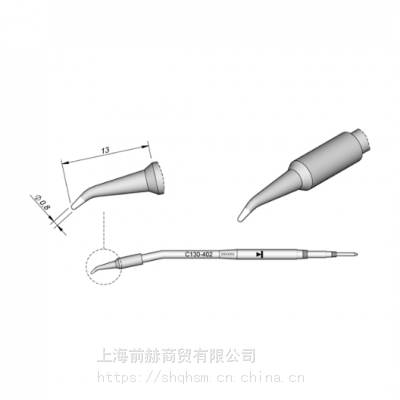 西班牙JBC烙铁咀 C130402弯形烙铁头?0,6mm C130-402 用于CA焊台