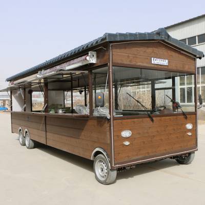 三轮电动餐饮车亿品香餐车在线咨询餐饮车