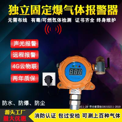 独立使用工业可燃气体报警器氧气一氧化碳氨气硫化氢气氯气探测器