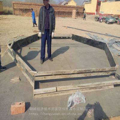 水泥凉亭图片 凉亭定做 定制水泥六角凉亭 恒宇森