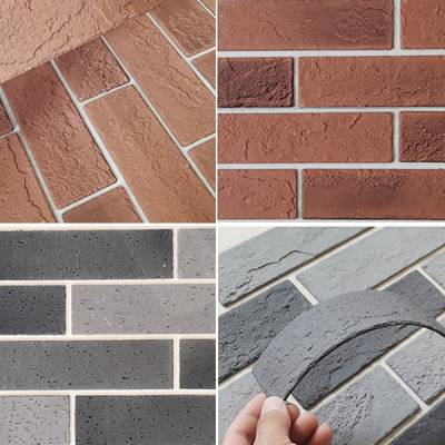 柔性仿古石软瓷砖 柔性饰面砖柔性劈开石软瓷厂家批发