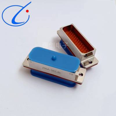 矩形连接器 J36A-38ZJB J36A-38ZKB 插座 接插件 骊创