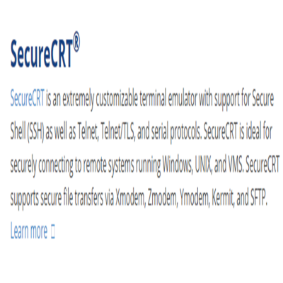 英文版SecureCRT软件_国内SecureCRT终端软件价格