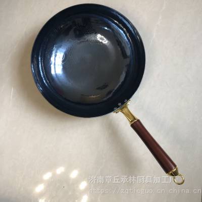 真的章丘手工铁锅价格 正宗手工炒锅厂家