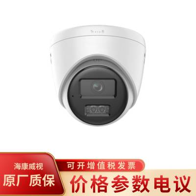 海康威视DS-IPC-T14HV3-LA(PoE) 4MP白光全彩音频海螺摄像机