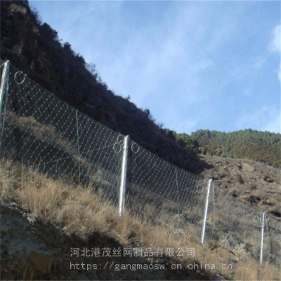 边坡主动山体安全钢丝绳防护网 港茂生产定制