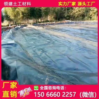 领建 人工湖水库护坡防护龙虾养殖项目大型鱼塘虾池 hdpe土工膜