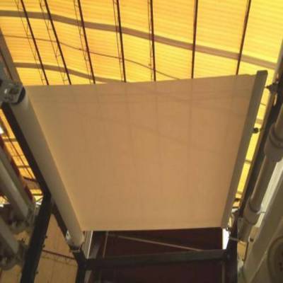 阳光房室内遮阳棚 百褶折叠式天棚帘 铝合金天棚帘 专业定制