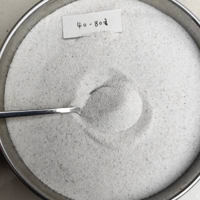 白色碎石 机制石英砂 雪白石子 汉白玉石子