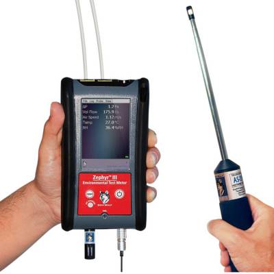 GRAYWOLF手持式风速计便携式气速计空气速度温度测量实时数据传输