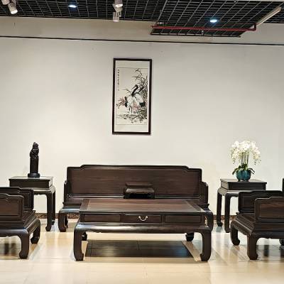 2024年罗汉床沙发13件套明式红木家具 苏作工艺 华夏名琢品牌