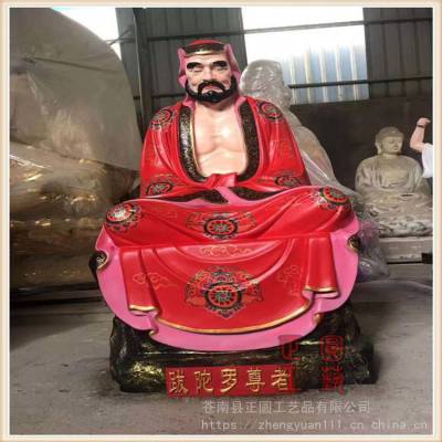浙江正圆厂家定做木雕十八罗汉 寺庙木雕五百罗汉 佛像雕刻厂家