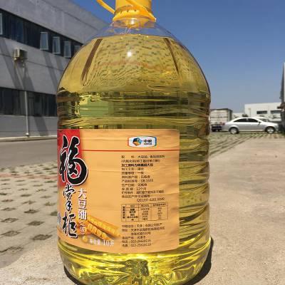 中粮福掌柜一级大豆油10L***食堂用