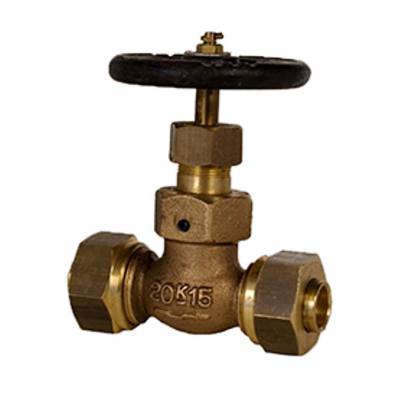 铜丝口卡套截止阀 F7388 GLOBE VALVE BRONZE SCREWED-END