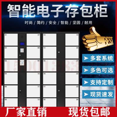 智能手机存放柜人脸识别储物柜员工刷卡指纹密码充电柜驾校寄存柜