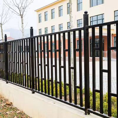 浙江定制家用室外栏杆阳台铝合金防护栏别墅庭院铝艺门围栏院子栅栏门