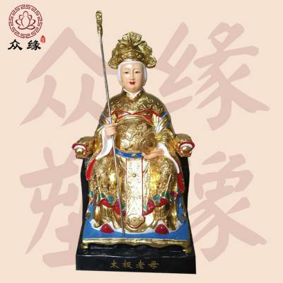 十二老母神像顺生老母神像送子娘娘奶奶鎏金神像
