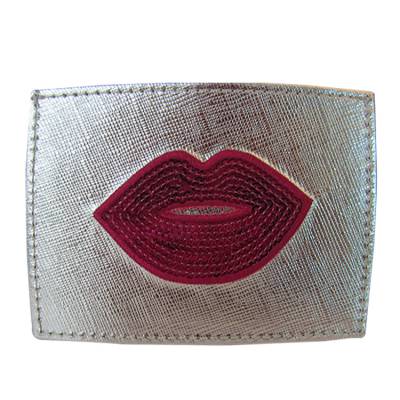 00创意红唇卡包 斜纹pu多卡位卡通零钱包卡片包定制