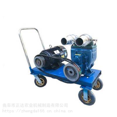 柴油机带动抽粪泵 吸力大的柴油抽粪泵 4千瓦电机带2寸抽粪泵