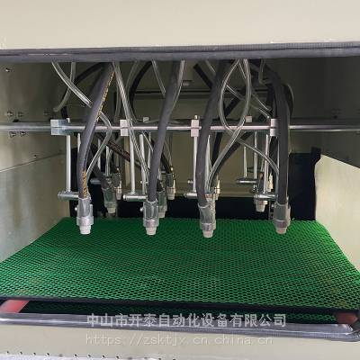推拉门铝合金外框磨砂喷砂处理设备 平面通过式自动喷砂机