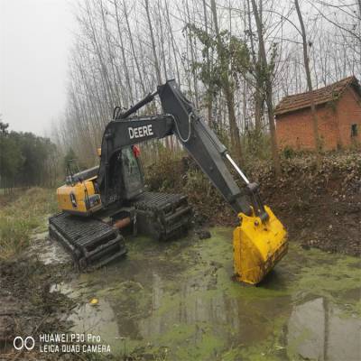 长沙水上两用挖掘机出租厂家直租