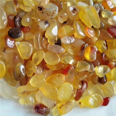 厂家直销玛瑙粒汗蒸房材料 红色玛瑙粒黄色玛瑙石 绿色玛瑙粒