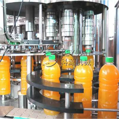 全自动瓶装饮料灌装机 橙汁 芒果汁 饮料生产线设备