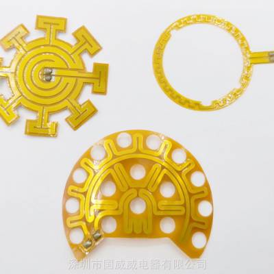 柔性耐高温FPC发热片，发热线路板，亚胺加热膜，发热PCB，加热片电热片