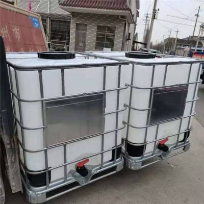 白色450mm大口径塑料吨桶IBC集装桶化工方桶