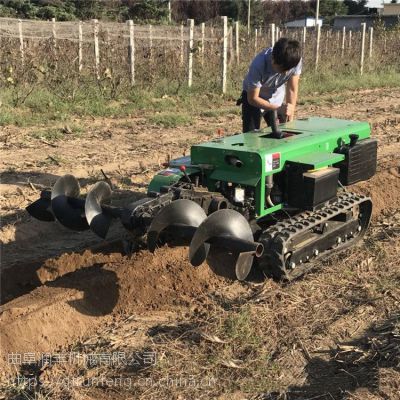 大马力多功能履带式开沟机 润丰 橘子园内用自动化施肥回填机