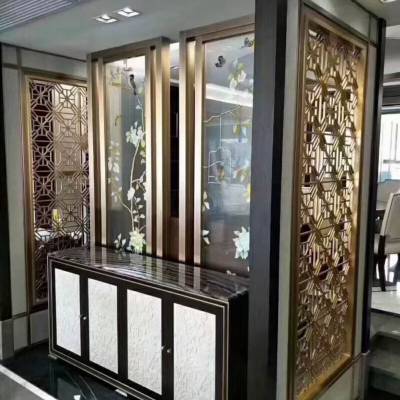 上海复古工业风铝浮雕屏风报价
