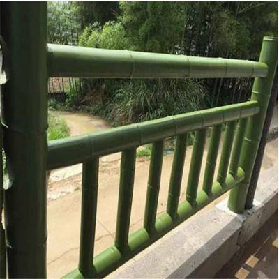 鸿宇筛网铝合金型材 仿竹护栏杆定做