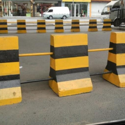 杭州路边防撞水泥隔离墩安装服务方案多少钱上海煜展交通设施工程供应