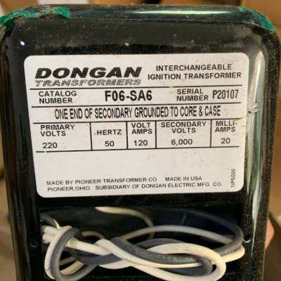 供应 DONGAN 变压器 F06-SA6