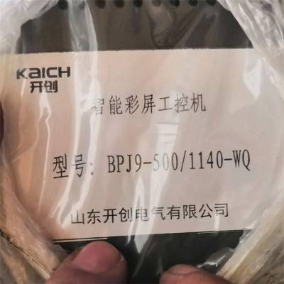 山东***BPJ9-500/1140-WQ智能彩屏工控机_矿用防爆电气